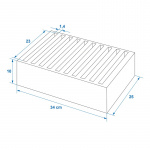 ProPlus Tallriksställ I Mjuk Skumplast