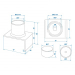 ProPlus Adapter För Hydraulisk Domkraft L-Form ProPlus Adapter För Hydraulisk Domkraft L-Form
