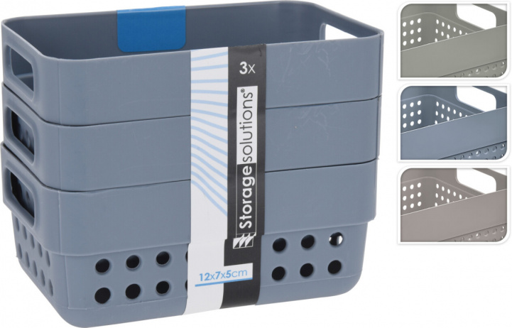 Förvaringskorg 3-pack 0,35l i gruppen Hem & Inredning / Förvaring hos Campingvaruhuset i Norden AB (76876)