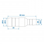 ProPlus Förminskning 19-12mm 2-pack ProPlus Förminskning 19-12mm 2-pack