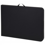 Vikbart Campingbord 180x73cm Svart