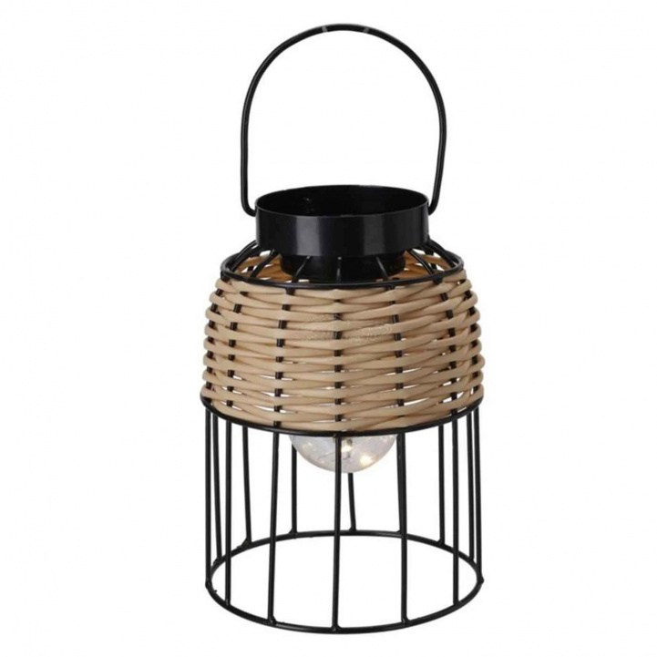Solcellslampa Korg 20cm i gruppen Hem & Inredning / Belysning & Lyktor hos Campingvaruhuset i Norden AB (77987)