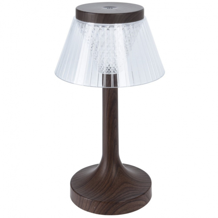 Bordslampa Tjusig Uppladdningsbar Brun i gruppen Hem & Inredning / Belysning & Lyktor hos Campingvaruhuset i Norden AB (78158)
