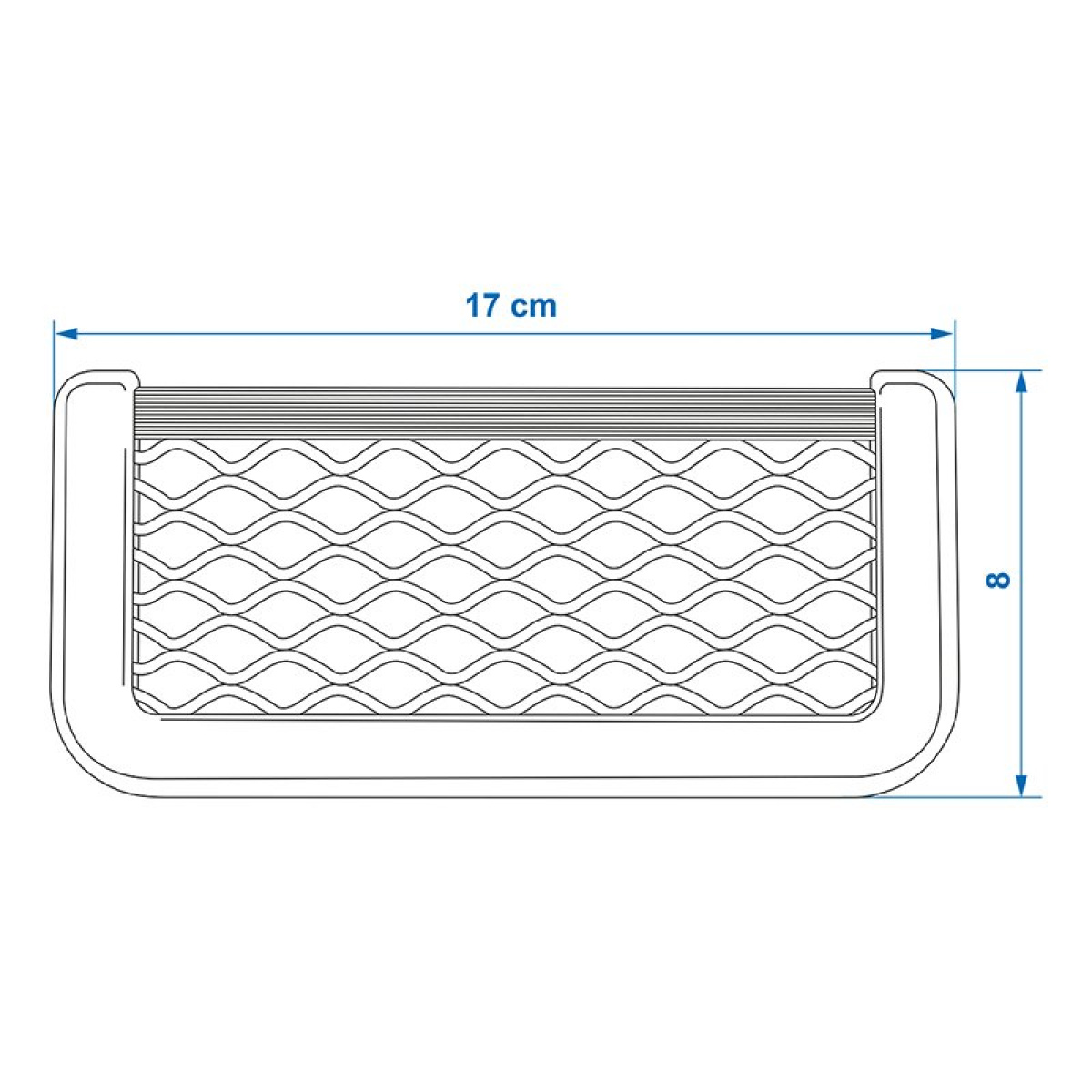 ProPlus Förvaringsnät Elastiskt 17x8 cm i gruppen Husvagn & Husbil / Chassi / Övrigt hos Campingvaruhuset i Norden AB (78325)