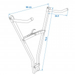 ProPlus Cykelhållare För Dragkrok Klick Fast II