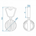 ProPlus Stöldskyddsboll För Kulkoppling ProPlus Stöldskyddsboll För Kulkoppling