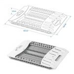 ProPlus Diskställ Hopfällbart plast