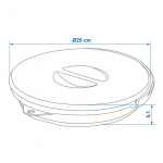 ProPlus Hopfällbar Hink Med lock 5L