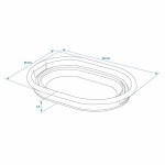 ProPlus Hopfällbar Tvättkorg 17 liter ProPlus Hopfällbar Tvättkorg 17 liter