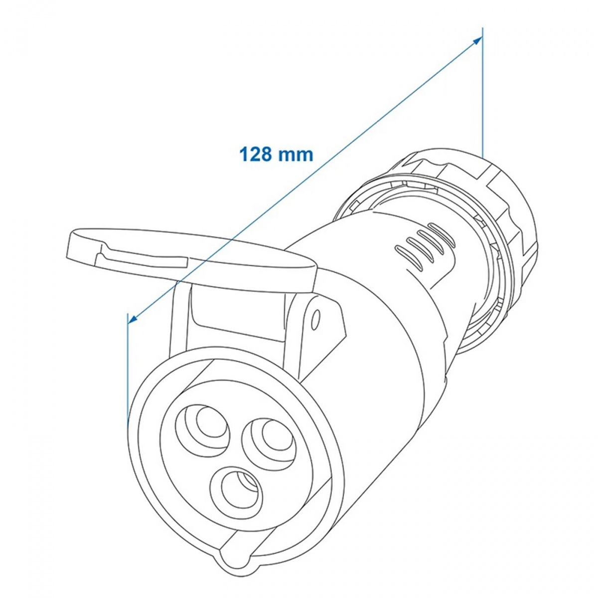 ProPlus CEE Uttag 16A i gruppen Husvagn & Husbil / Elektronik / Anslutningskablar hos Campingvaruhuset i Norden AB (78393)