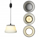 ProPlus Hängande LED-lampa Vikbar Silikon VIt ProPlus Hängande LED-lampa Vikbar Silikon VIt