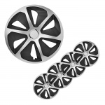 ProPlus Hjulsidor Roco silver/svart 15 tum 4-Pack