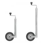 ProPlus Stödhjul 48mm Metallfälg Med Fast Gummidäck 200x50 mm 