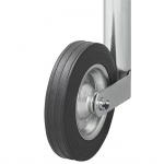 ProPlus Stödhjul 48mm Metallfälg Med Fast Gummidäck 200x50 mm 