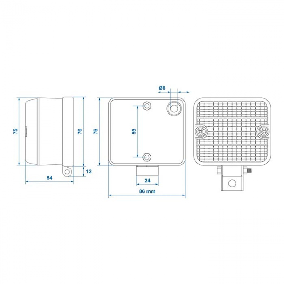 ProPlus Backlampa Med Monteringsfäste i gruppen Husvagn & Husbil / Elektronik / Trafik & Utvändig belysning / Baklyktor hos Campingvaruhuset i Norden AB (78460)