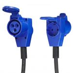 ProPlus Anslutningskabel 150cm 230V Till CEE-vinklad kontakt + 230V Uttag ProPlus Anslutningskabel 150cm 230V Till CEE-vinklad kontakt + 230V Uttag