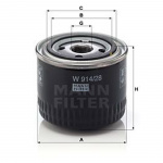 Oljefilter W914/28 Fiat Ducato Oljefilter W914/28 Fiat Ducato