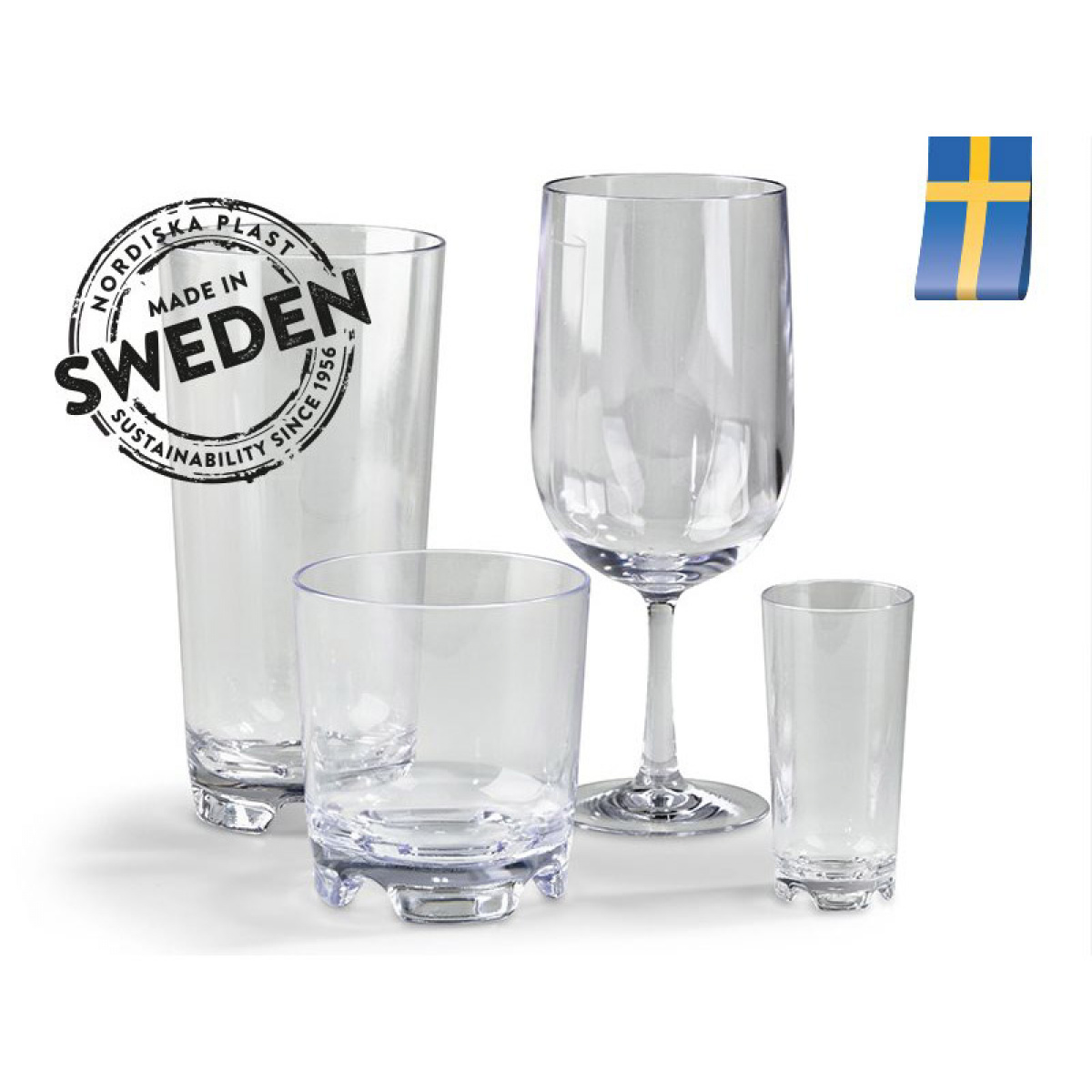 Drinkglas Chrystal 25 cl i gruppen Hushåll & Kök / Glas & Muggar / Dricksglas hos Campingvaruhuset i Norden AB (78730)