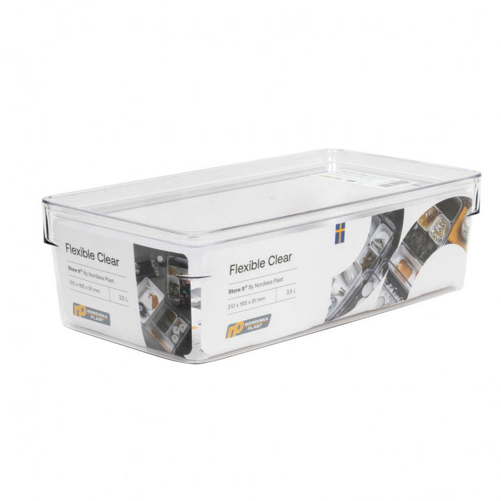 Förvaringslåda Flexible Clear 3.5L i gruppen Hushåll & Kök / Kökstillbehör / Mat & Skafferiförvaring hos Campingvaruhuset i Norden AB (78912)