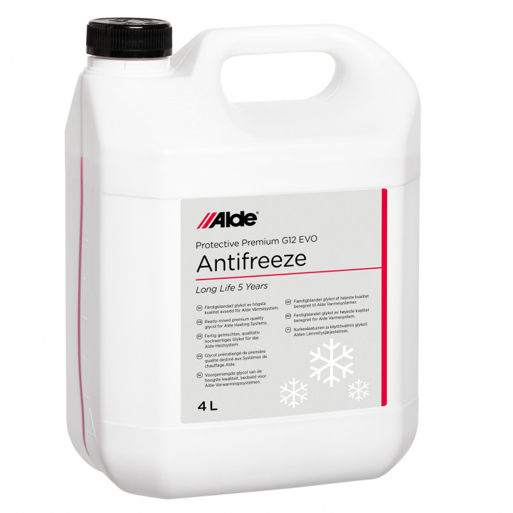 Alde Glykol Premium G12 4 Liter i gruppen Husvagn & Husbil / Värme, Kyla & Ventilation / Alde / Övrigt hos Campingvaruhuset i Norden AB (78995)
