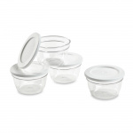 Rund Burk 17 cl 4-P Glaskl./Vit Rund Burk 17 cl 4-P Glaskl./Vit