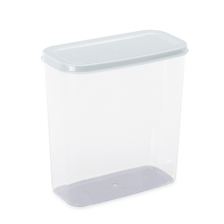 Förv.Burk 2,5L Glaskl/Vit i gruppen Hushåll & Kök / Kökstillbehör / Mat & Skafferiförvaring hos Campingvaruhuset i Norden AB (79073)