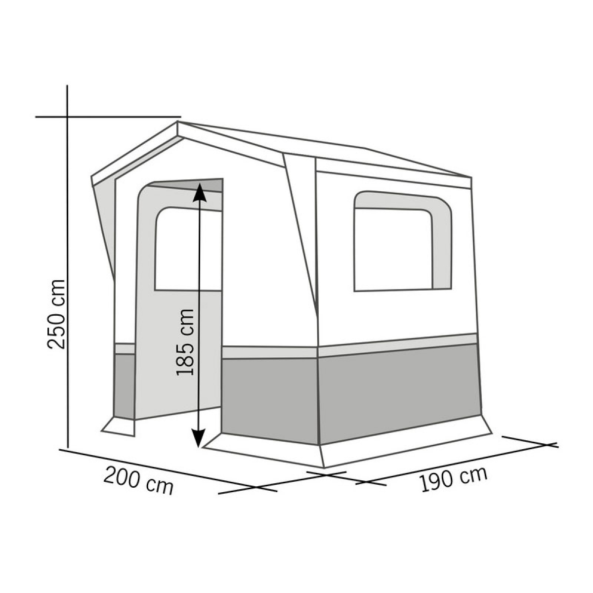 ReimoTent Kökstält Alicante i gruppen Förtält & Markiser / Förråd och Duschtält hos Campingvaruhuset i Norden AB (79157)