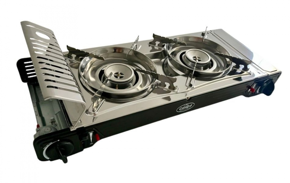 Camp4 Gasolkök Gourmet Dubbel i gruppen Hushåll & Kök / Köksapparater / Gasolkök hos Campingvaruhuset i Norden AB (79209)