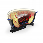 Bordsgrill Vesuvio Med Fläkt För Grillkol Ø33cm