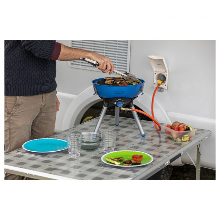 Party-Grill 400 Med Gasolslang och Snabbkoppling i gruppen Hushåll & Kök / Grillar / Gasolgrill hos Campingvaruhuset i Norden AB (79215)