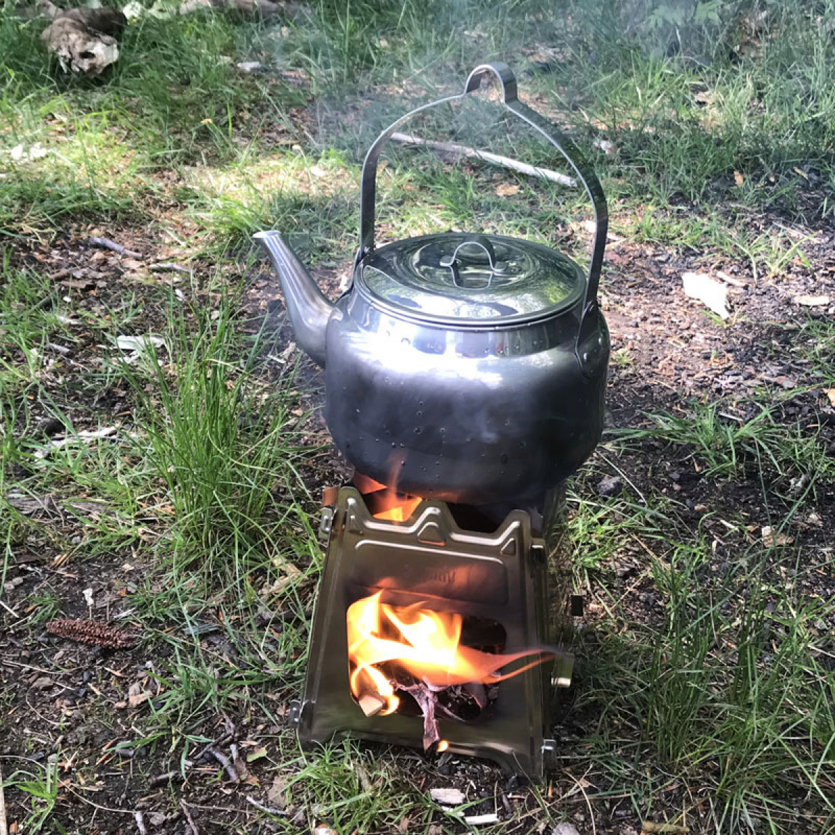 Outdoor Stove Rostfri Inkl Väska i gruppen Outdoor / Campingkök & Matredskap hos Campingvaruhuset i Norden AB (79602)