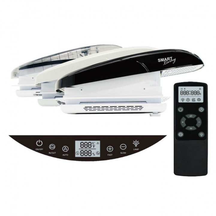 Smart Living Roof Fan 40x40 i gruppen Husvagn & Husbil / Kaross / Takluckor / Takluckor 40*40cm hos Campingvaruhuset i Norden AB (79683)