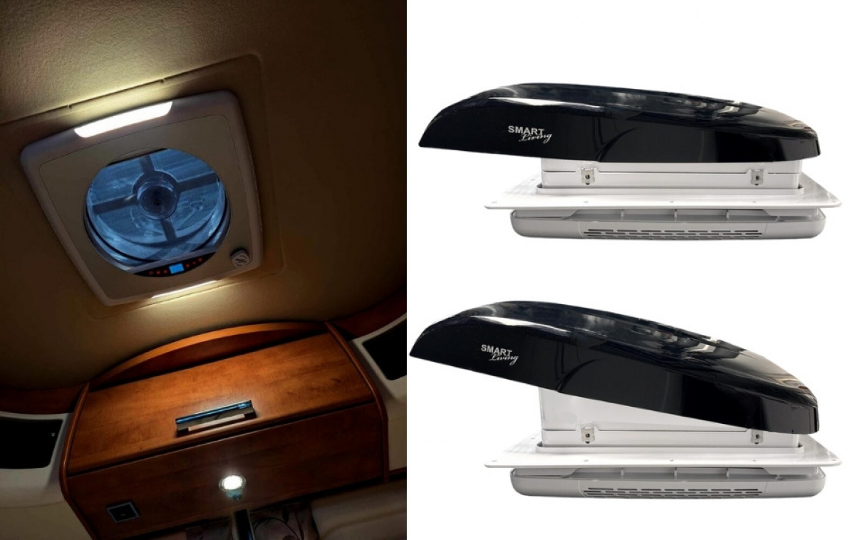 Smart Living Roof Fan 40x40 i gruppen Husvagn & Husbil / Kaross / Takluckor / Takluckor 40*40cm hos Campingvaruhuset i Norden AB (79683)