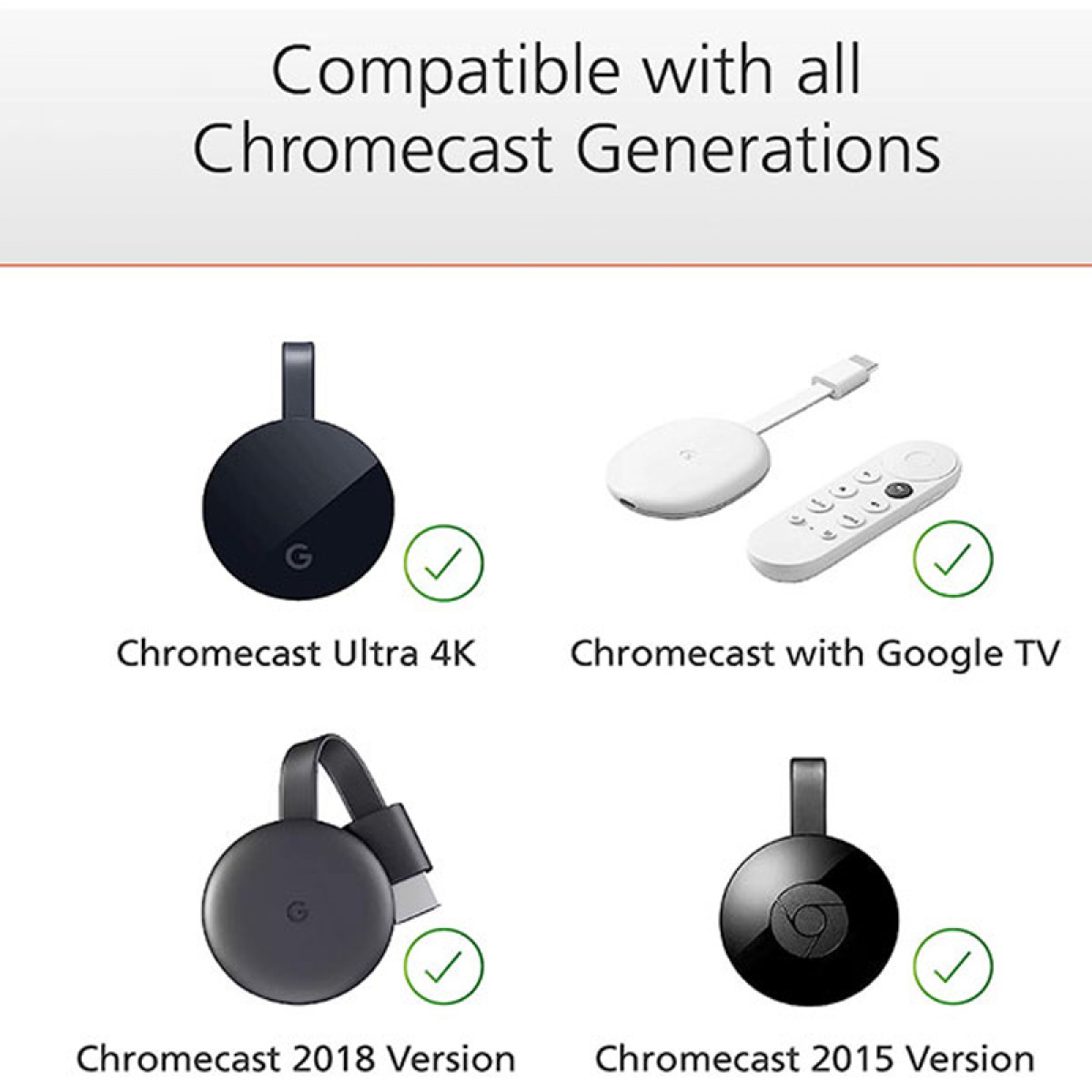 Strömadapter För Chromecast i gruppen Husvagn & Husbil / Elektronik / Internet & WiFi hos Campingvaruhuset i Norden AB (79720)