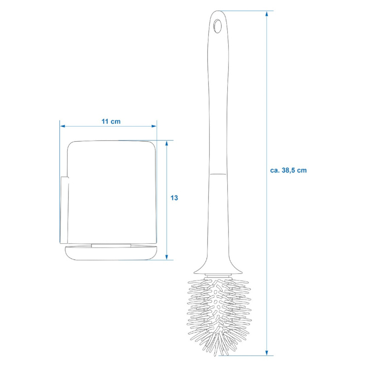 ProPlus Toalettborste Silicon i gruppen Vatten & Sanitet / Toalett / Campingtoalett / Tillbehör till Campingtoaletter hos Campingvaruhuset i Norden AB (79733)