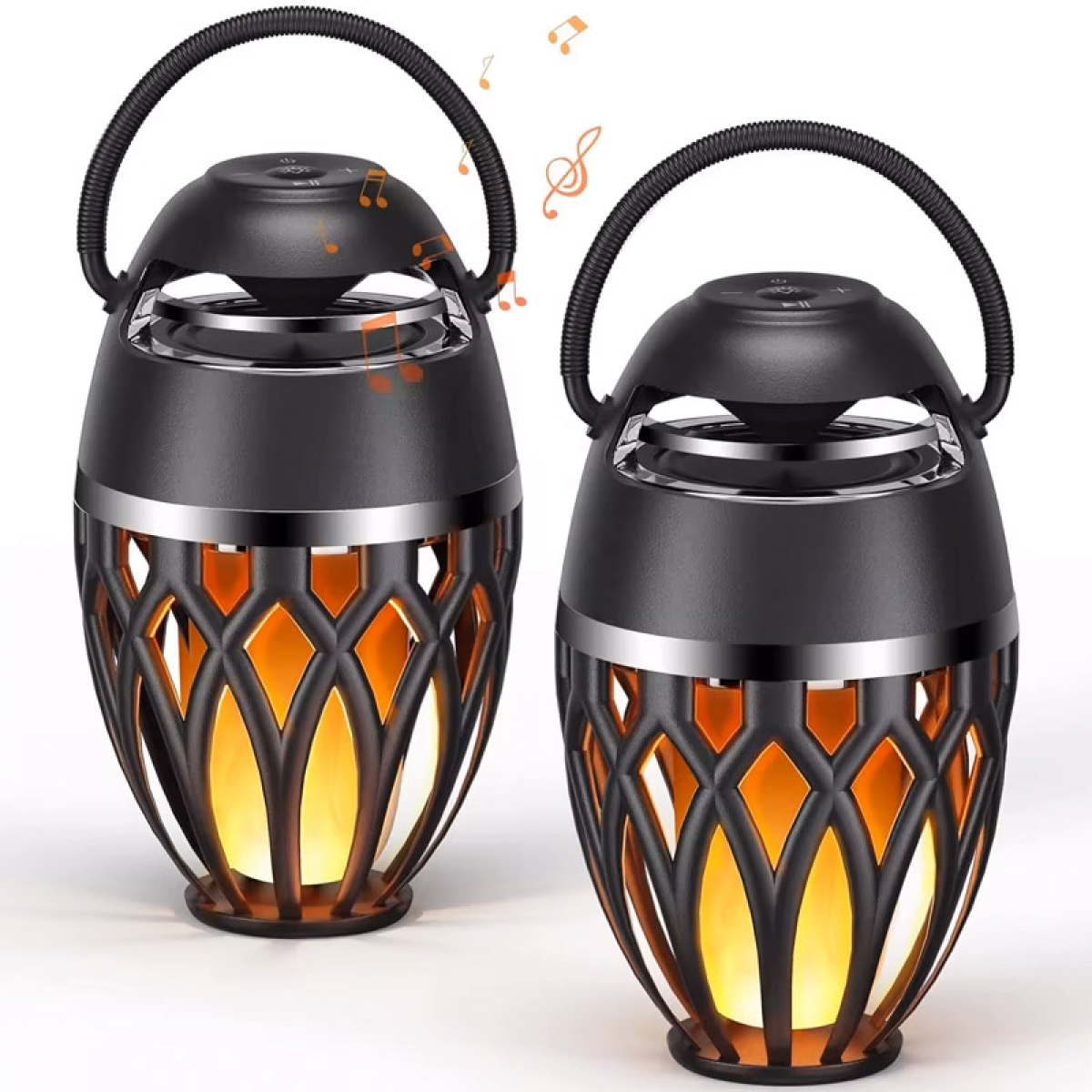 Flammande lampa med Högtalare BT i gruppen Hem & Inredning / Belysning & Lyktor hos Campingvaruhuset i Norden AB (79882)