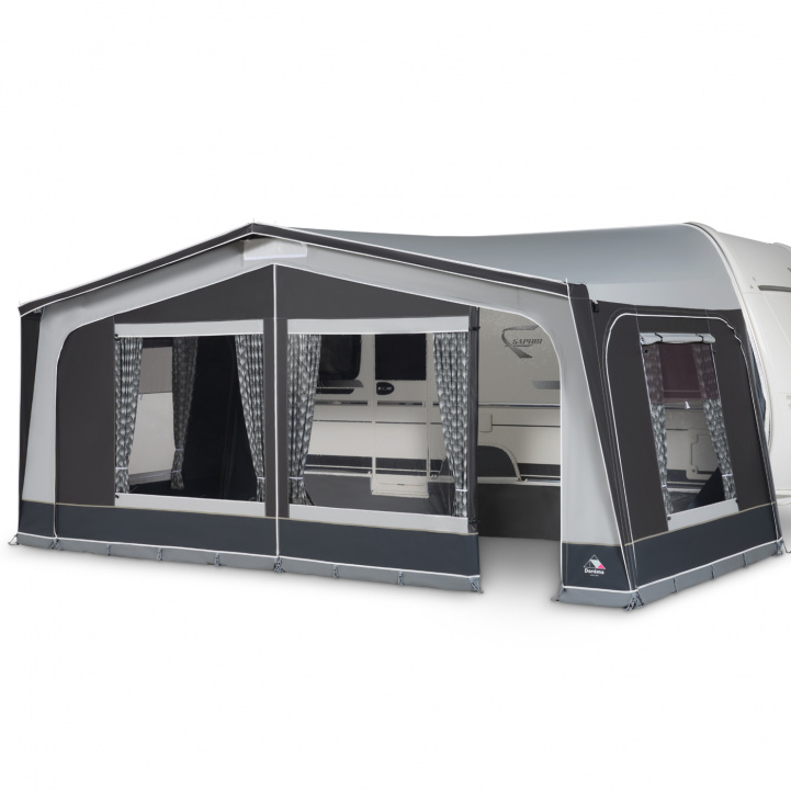 Doréma Monza 240 Antracit i gruppen Förtält & Markiser / Förtält Husvagn / A-måttstält / Djup 2,4m hos Campingvaruhuset i Norden AB (80136)
