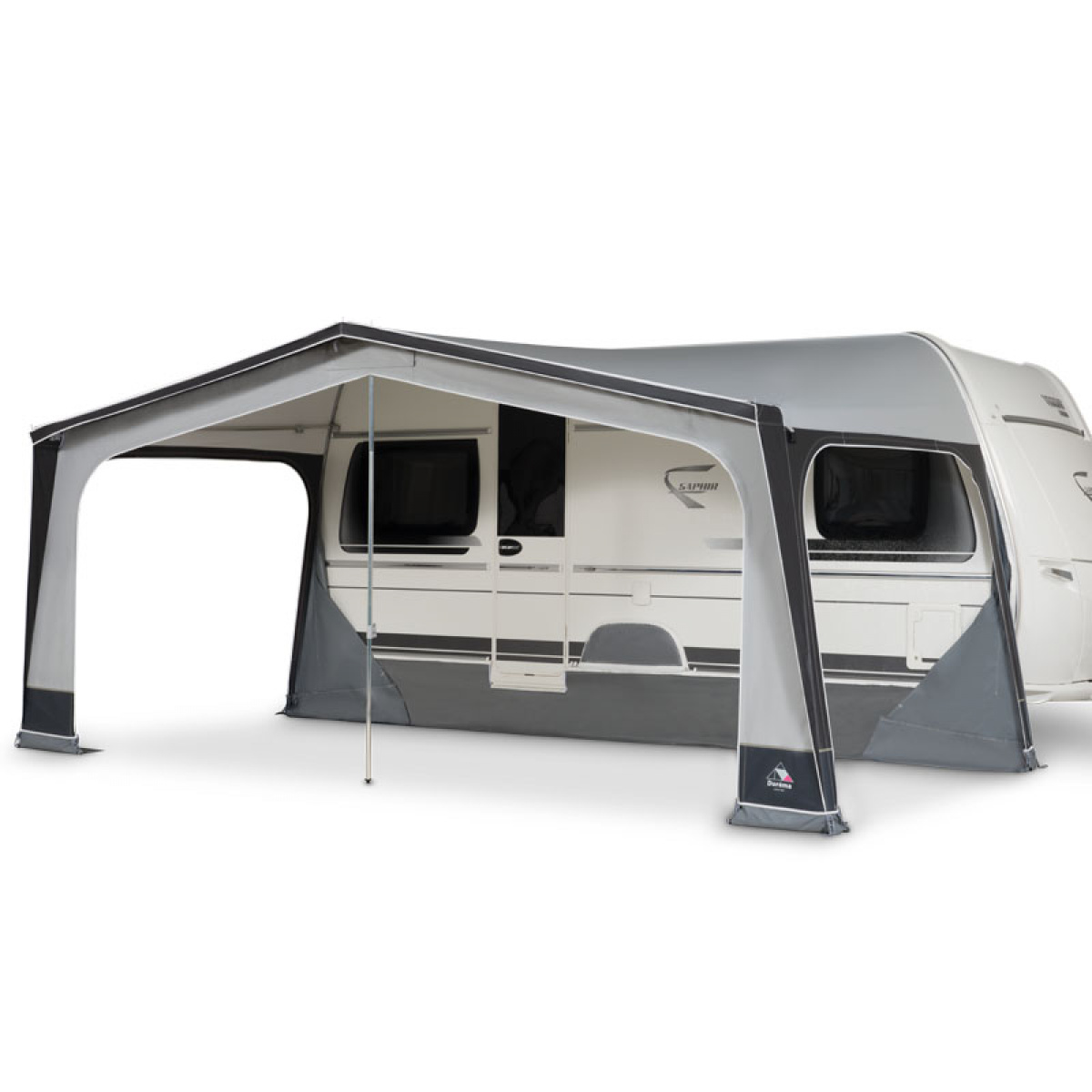 Doréma Monza 240 Antracit i gruppen Förtält & Markiser / Förtält Husvagn / A-måttstält / Djup 2,4m hos Campingvaruhuset i Norden AB (80136)