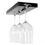 Glashållare Vinglas Svart