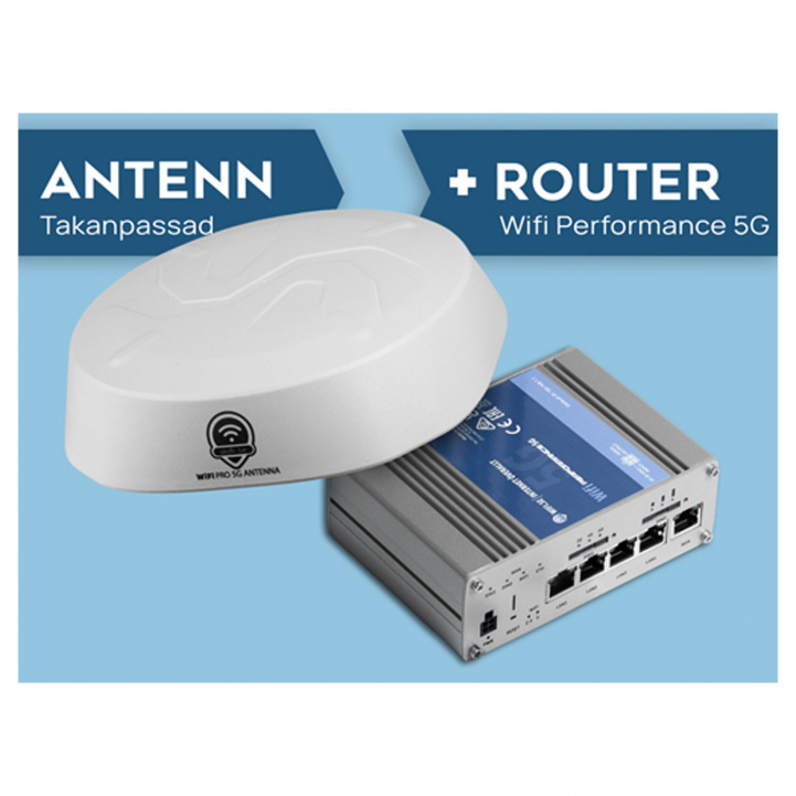 Router 5G + Takantenn i gruppen Husvagn & Husbil / Elektronik / Internet & WiFi hos Campingvaruhuset i Norden AB (80203)
