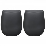 Dricksglas Black Satin 35cl 2-p