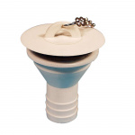 Avloppsbeslag med Kedja och Propp