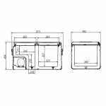 Smart Living Kompressorkylbox Cool 75L Utan Batteri Smart Living Kompressorkylbox Cool 75L Utan Batteri