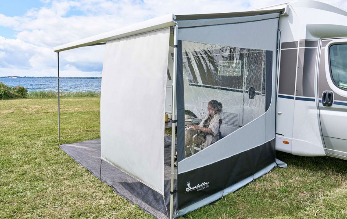 Isabella Frontgardin Shade 144x170 cm i gruppen Förtält & Markiser / Markiser / Husvagnsmarkiser / Front & Gavlar Husvagnsmarkiser / Sidor & Fronter Caravanstore XL hos Campingvaruhuset i Norden AB (80770)