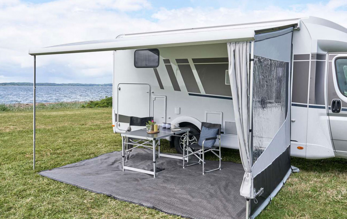 Isabella Frontgardin Shade 144x170 cm i gruppen Förtält & Markiser / Markiser / Husvagnsmarkiser / Front & Gavlar Husvagnsmarkiser / Sidor & Fronter Caravanstore XL hos Campingvaruhuset i Norden AB (80770)