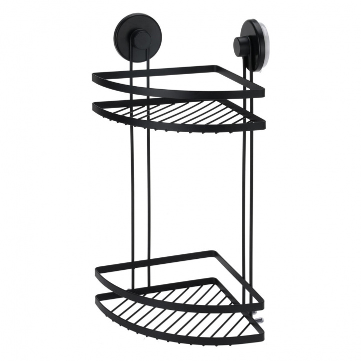 Badrumshylla Dubbel Med Sugkopp i gruppen Vatten & Sanitet / Badrumsartiklar hos Campingvaruhuset i Norden AB (80906)