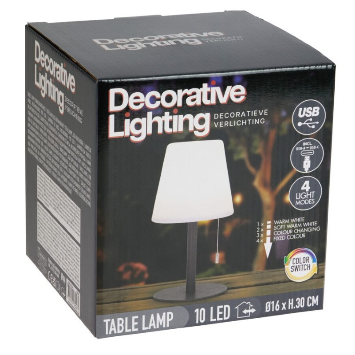 Bordsbelysning Färgskiftande i gruppen Hem & Inredning / Belysning & Lyktor hos Campingvaruhuset i Norden AB (80914)