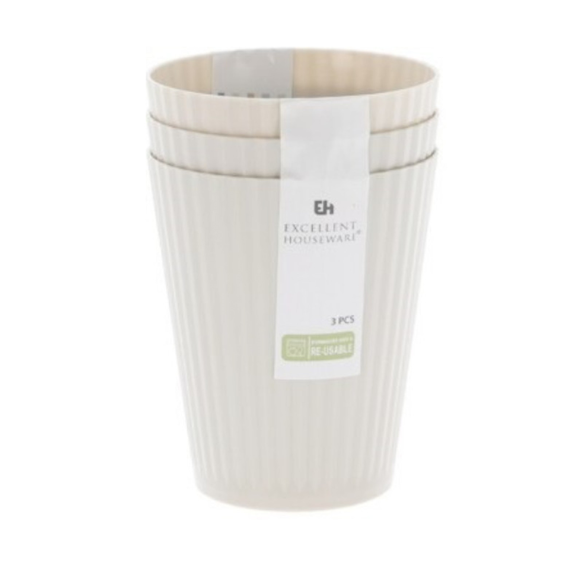 Dricksglas i Plast 3-pack i gruppen Hushåll & Kök / Glas & Muggar / Dricksglas hos Campingvaruhuset i Norden AB (80950)