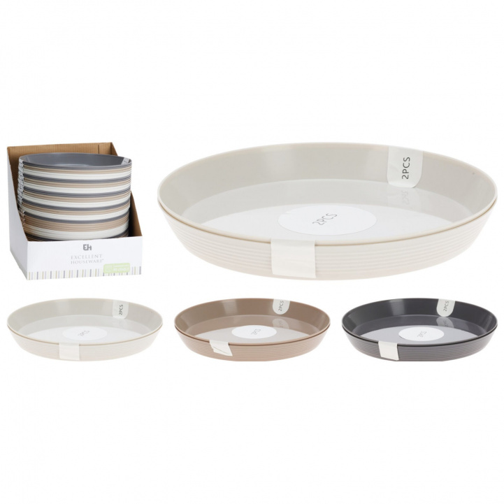 Tallrik 20cm i Plast 2-pack i gruppen Fyndhörnan / Erbjudanden hos Campingvaruhuset i Norden AB (80951)