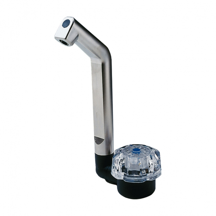 Reich Kran Luxus Silver/Matt Kallvatten Slangnippel i gruppen Vatten & Sanitet / Vatten / Vattenkranar / Kallvattenkranar hos Campingvaruhuset i Norden AB (81043)